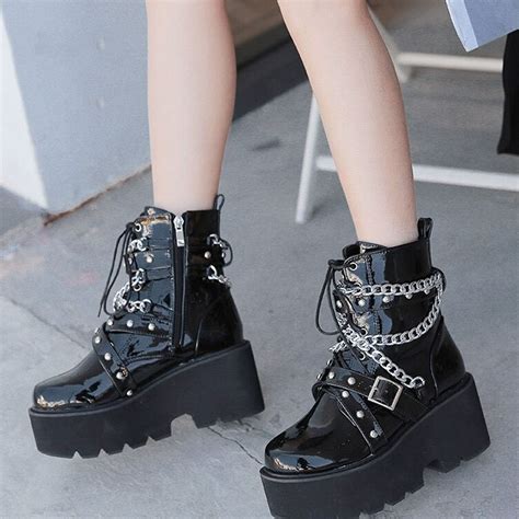 gothic sexy boots|goth platform boots for women.